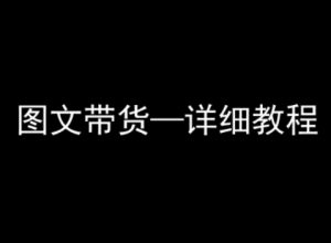抖音图文带货详细教程，简单易上手，小白都能学会-聊项目