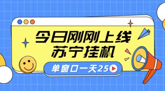 苏宁全自动采集挂G项目 稳定可批量 单窗口收益30+ 附教程【揭秘】-聊项目