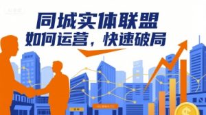 同城实体联盟如何运营，快速破局-聊项目