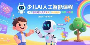 少儿AI人工智能课程：从基础概念逐步深入到核心技术 培养全面的AI素养-聊项目