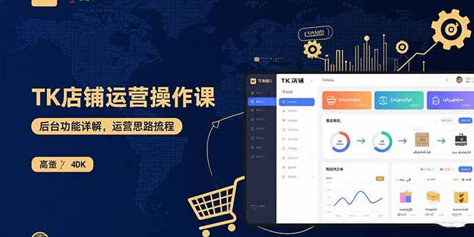 TK店铺运营实操课：后台功能详解，商品上架流程，运营思路拆解-聊项目