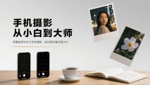手机摄影从小白到大师，零基础带你学习手机摄影，拍出朋友圈点赞大片-聊项目