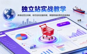 独立站实战教学，跨境经营全攻略，助您告别流量依赖，掌握跨境经营的终极奥-聊项目