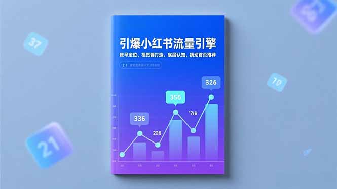 引爆小红书流量引擎，账号定位、视觉锤打造、底层认知，撬动首页推荐-聊项目