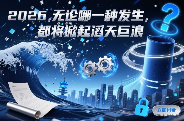 付费文章：2026，无论哪一种发生，都将掀起滔天巨浪-聊项目