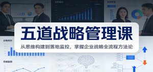 五道战略管理课：从思维构建到落地监控，掌握企业战略全流程方法论-聊项目