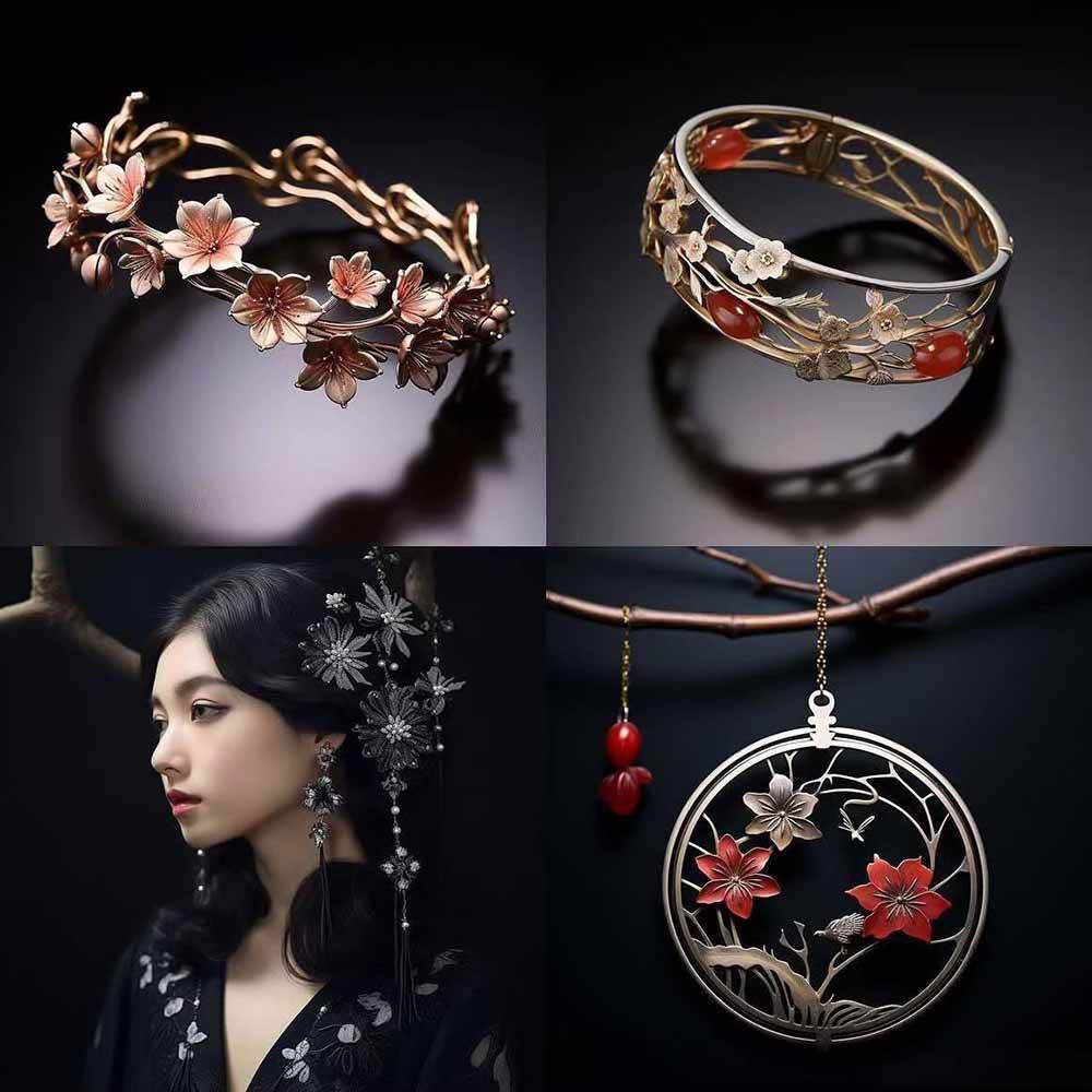 图片[5]-463个Midjourney珠宝摄影提示词：覆盖全品类珠宝，AI设计秒出专业效果-聊项目