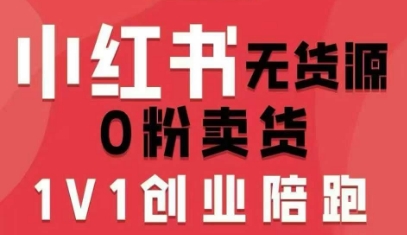 小红书无货源0粉电商课，开店准备、选品策略、笔记撰写、视频剪辑、数据分析、账号打造、资料文档(更新26年1月)-聊项目