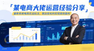 某电商大佬运营经验分享，最新系统电商实战玩法，跳出低毛利实现高效盈利(更新)-聊项目