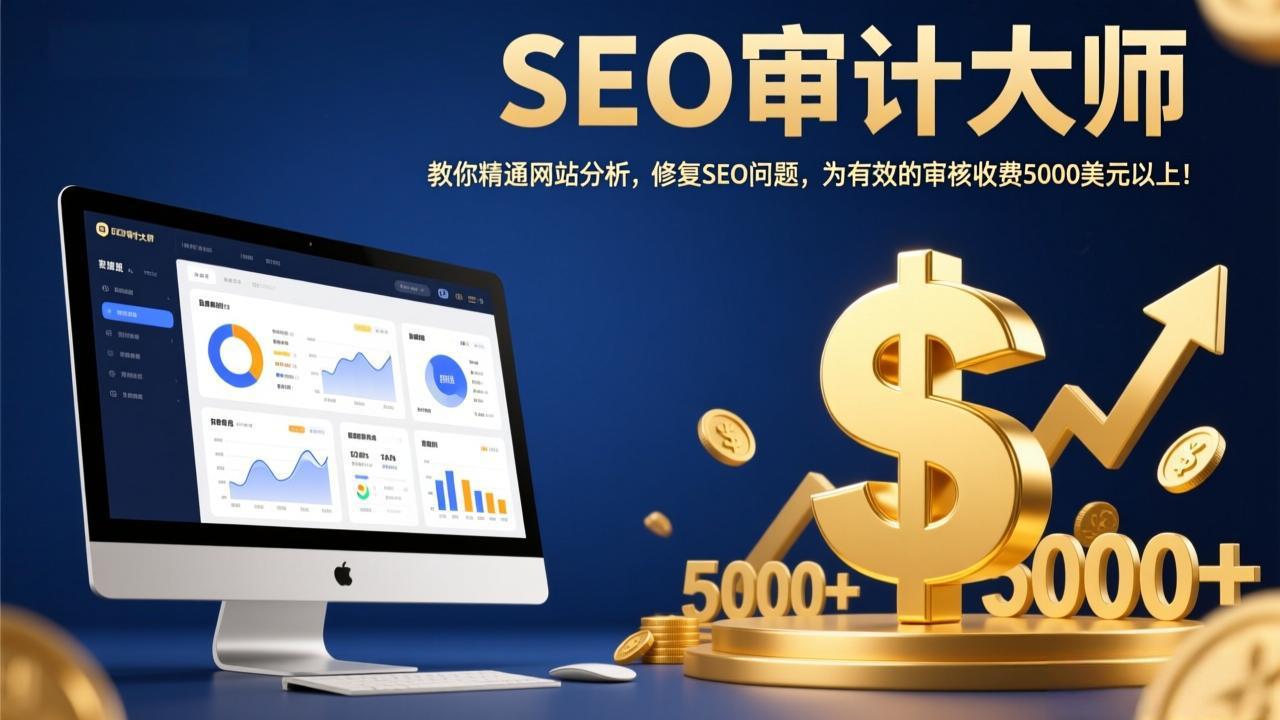 SEO审计大师：教你精通网站分析，修复SEO问题，为有效的审核收费5000美元以上！-聊项目
