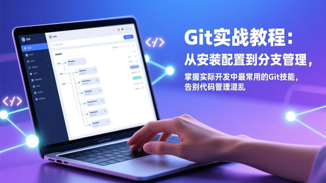 Git实战教程：从安装配置到分支管理，掌握实际开发中最常用的Git技能，告别代码管理混乱-聊项目