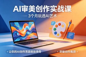 AI审美创作实战课,3个月玩透AI艺术,让你的AI创作思路脱胎换骨,突破创作瓶颈-聊项目