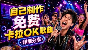 免费卡拉OK歌曲制作全攻略：音轨分离字幕制作，零基础快速做出专业K歌视频-聊项目
