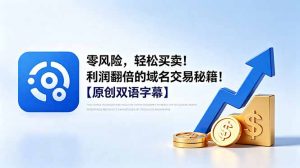 零风险,轻松买卖!利润翻倍的域名交易秘籍!【原创双语字幕】-聊项目