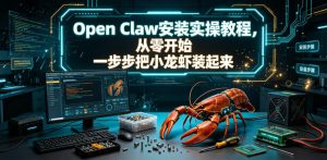 Open Claw安装实操教程，从零开始一步步一步步把小龙虾装起来-聊项目